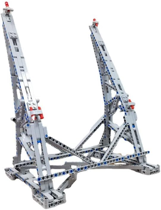 FULHOLPE Millenium Falcon Display Stand Vertical Holder Set DIY Display Bracket Building Blocks Kit for 75192 - Image 1