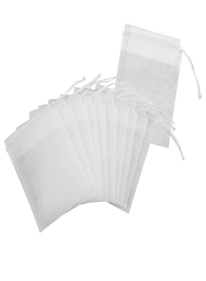 Zelphvt 100 Pcs Loose Tea Bags Leaf Tea Disposable Empty Teas Bags with String DIY Fillable Teas Bag for Coffee Spice 3.15✕2.4 Inch - Image 1