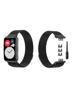PROMASS Milanese Replacement Band For Huawei Watch Fit Black  - Image 1