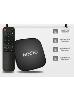MX10 Android 13 TV Box 4K 3D Smart IPTV Box with 2.4G/5G WiFi – Ultimate Streaming Device for TV, Movies, and Live Channels  - Image 2