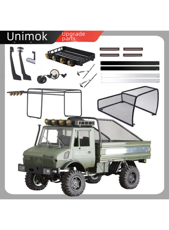 Landa Technology Unimok P06 Model Metal Upgrade Parts Tires Rear Dump Toy Remote Control Car Accessories-Color:Acrylic Rain Shield  - Image 2