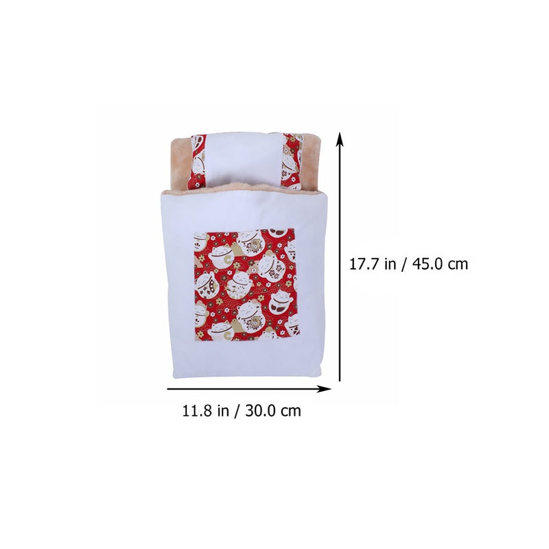 Japanese Style Lamb Cashmere Pet Bed Washable Warm Pet Kennel Cushion - Image 2