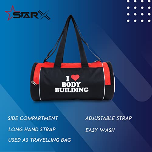 Star X StarX RD-BLK Gym Bag, Adult Large (Red) - Image 5