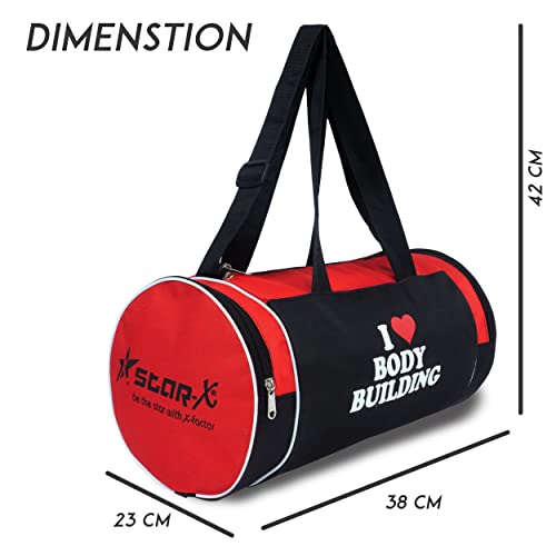 Star X StarX RD-BLK Gym Bag, Adult Large (Red) - Image 3