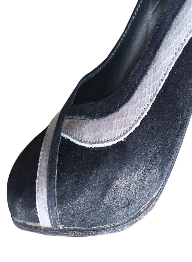 Pedag Suede Shoe Cleaner Brush, German Made, 4-Way Cleaning & Refreshing for Suede Leather Products with Brass & Nylon Bristles, 1 Brush - Image 4