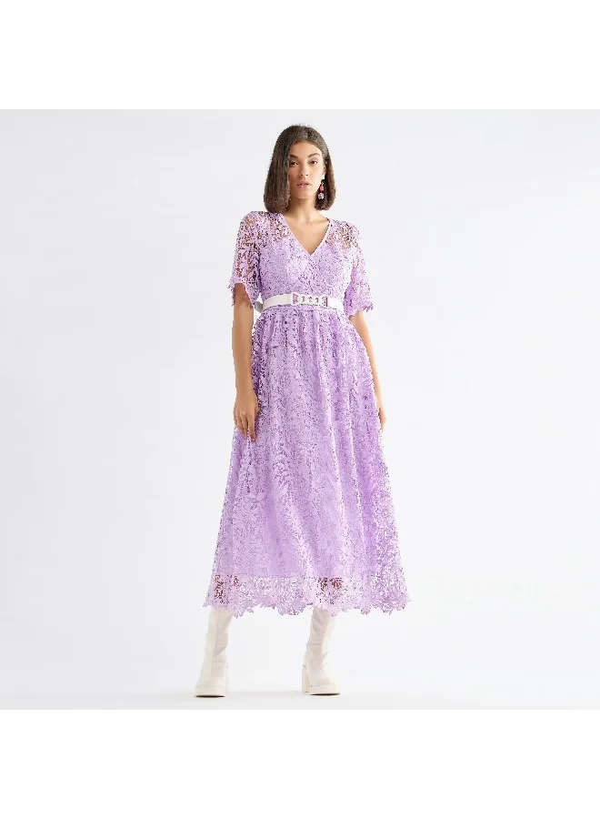 Splash FAV Lace Midi Dress