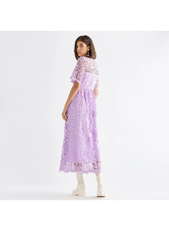 Splash FAV Lace Midi Dress