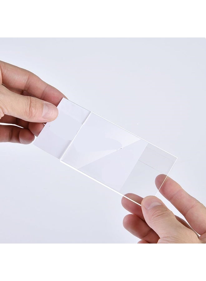 Slasa SLASA Mini Acrylic Sign Holder 60×40mm – 10 Pack Self-Adhesive Price Card Display Stand, Clear Label Tag Holder for Shelves, Store Counters, Retail, and Exhibitions - Image 2