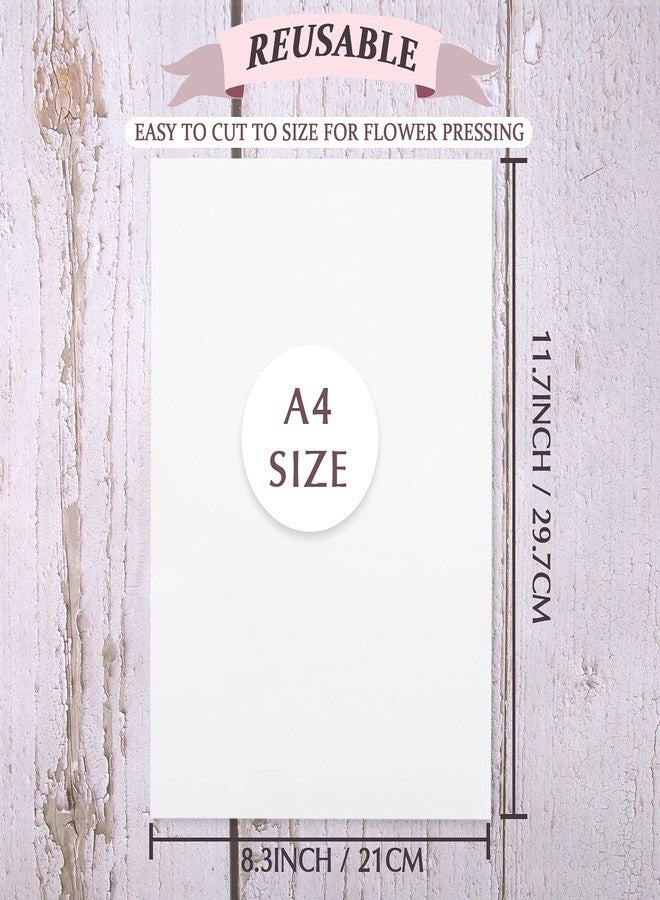 Aboofx 20 Sheets Blotting Paper for Flower Press, Large 8.26 x 11.8 inch A4 Highly Absorbent and Reusable Blotter Papers for Flower Press Herbarium Craft Blotter Paper Sheets Papers Craft Supplies - Image 2