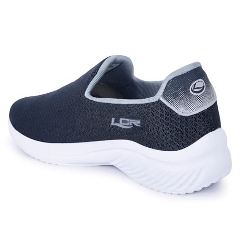 Lancer Mens WONDER-3PRO-DGR-LGR Grey Running Shoe, 8 - Image 3