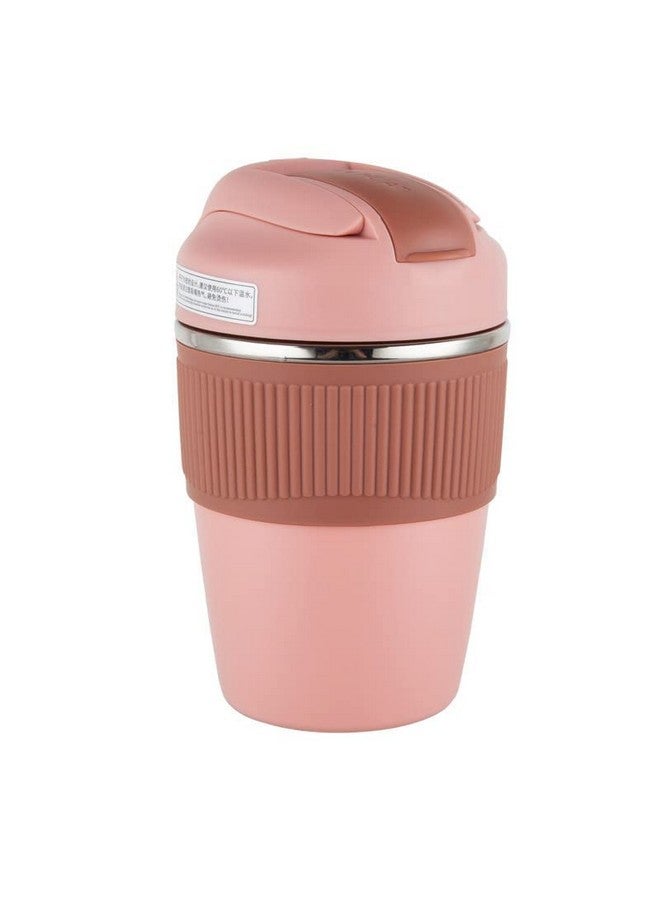 Wosta Travel Mug, Insulated Coffee Cup with Leakproof Lid,Vacuum Insulation Stainless Steel Reusable for Hot Cold Coffee, Non-Slip Protective Cover, (Red, 350 Ml) - Image 1