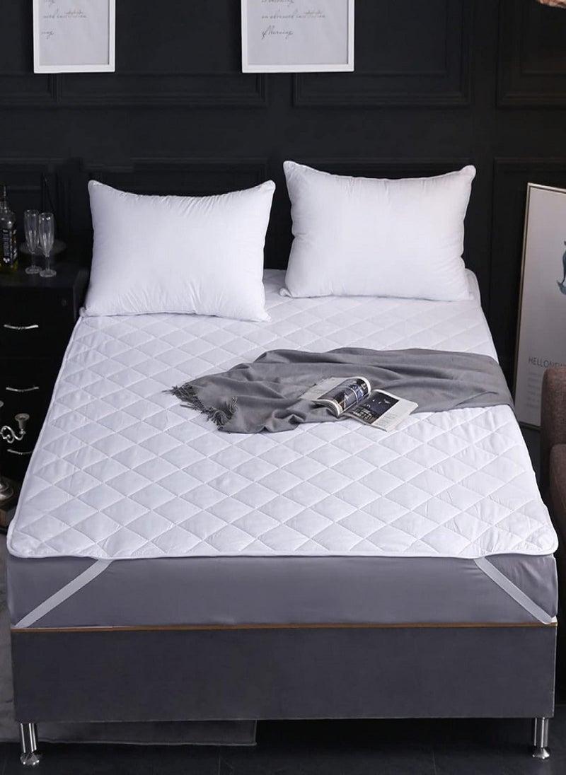 Mattress Protector Cover 4 Corner Elastic 160x200cm - Image 1