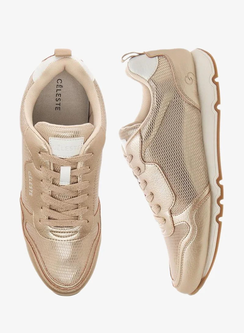 Celeste GOLD Women Lace-Up Sneakers for Women | Best Price UAE