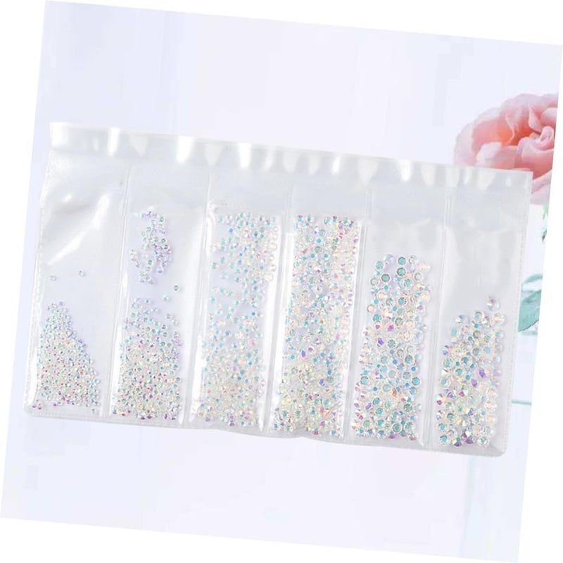 KICHOUSE 1364pcs Flat Back Nail Art Rhinestones Size 4-16 Mixed Sizes DIY Manicure Supplies Colorful Crystal Gems for Women Nail Decoration Craft - Image 4