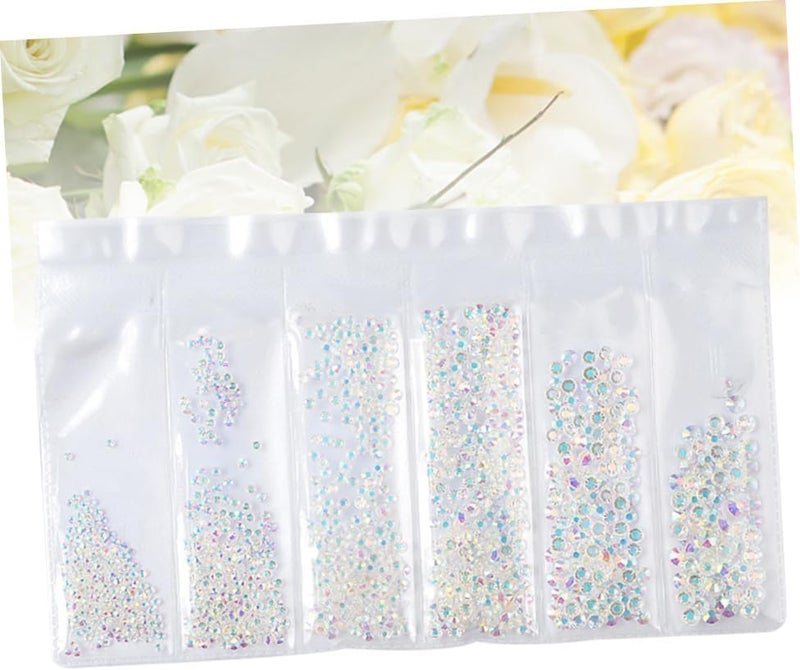 KICHOUSE 1364pcs Flat Back Nail Art Rhinestones Size 4-16 Mixed Sizes DIY Manicure Supplies Colorful Crystal Gems for Women Nail Decoration Craft - Image 5