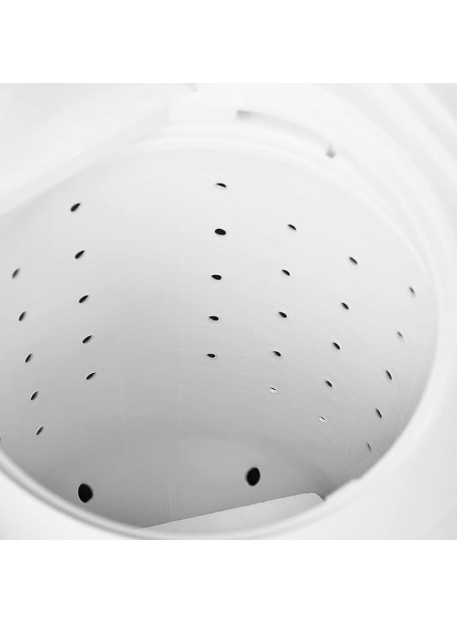 Super General 7 kg Twin-tub Semi-Automatic Washing Machine, efficient Top-Load Washer with Lint Filter, Spin-Dry SGW75 White Blue - Image 5