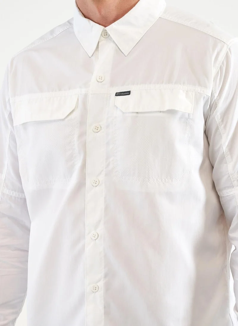 Columbia White Men's Silver Ridge™ 2.0 Long Sleeve Shirt for Men | Best Price UAE