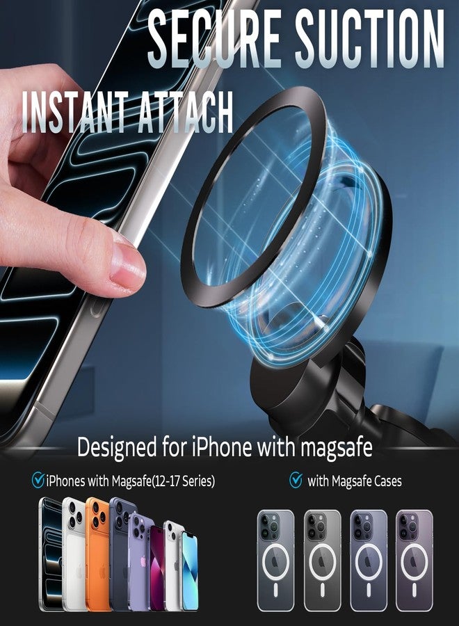 Arsoer Magnetic Phone Stand, Aluminum 55-Inch iPhone Overhead Floor Stand with Adjustable Arm & Remote for Multi-Angle Creative Shooting, Magnetic Stable Stand for iPhone 16 /Huawei/Samsung MT001 - Image 2