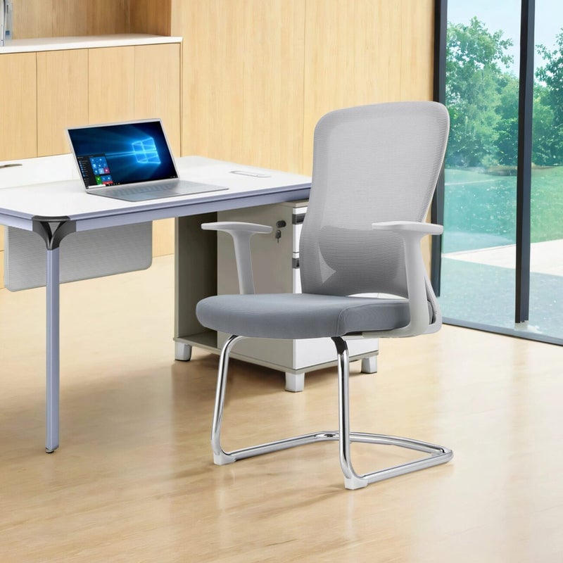 Multiwood Superior Comfort Office Seating with Deep Padding, Posture Support and Relaxed Tilt Function – GREY - Image 2