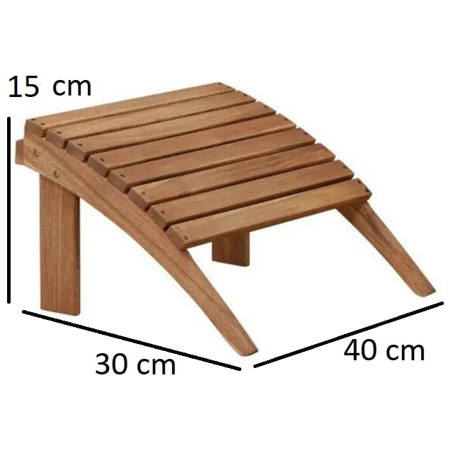 Runam Woods Footrest Stool Under Desk for Home and Office Light Weight Solid Wood Portable Desk Foot Step Stool Foot Stool - Image 2