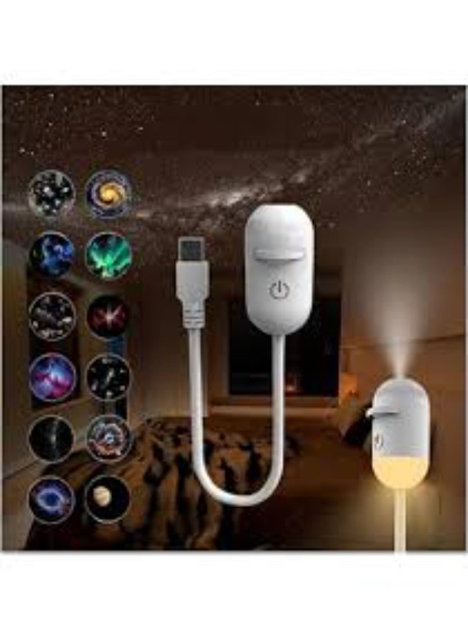 دريمزون مصباح إسقاط النجوم بتقنية LED (XKL-Q16) – مصباح ليلي مرن بتأثير المجرة يعمل عبر USB، مناسب لغرف النوم وغرف الأطفال - Image 4