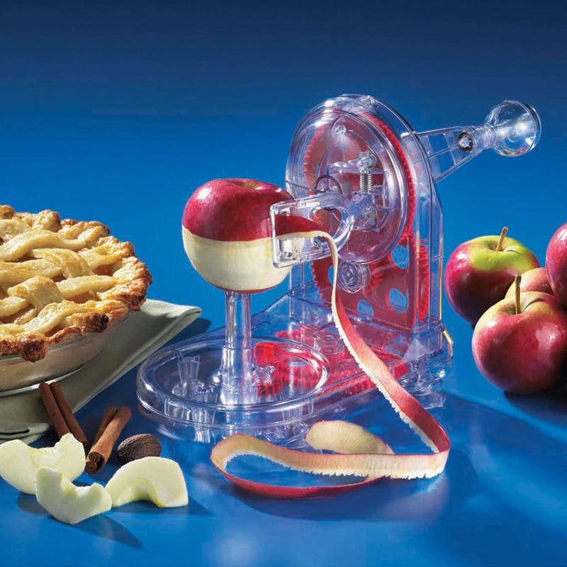 Starfrit Apple Peeler - Easily Peels All Types of Apples - Spring Loaded Arm Adapts to Various Shapes - Bonus Apple Corer - Image 2
