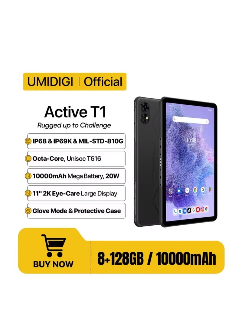 UMIDIGI Tablet Umidigi Active T1 - dual sim - 128 gb rom - 8 gb ram -4g LTE - 11 inch - black + Keyboard that does not support Arabic + wireless headset - Image 4