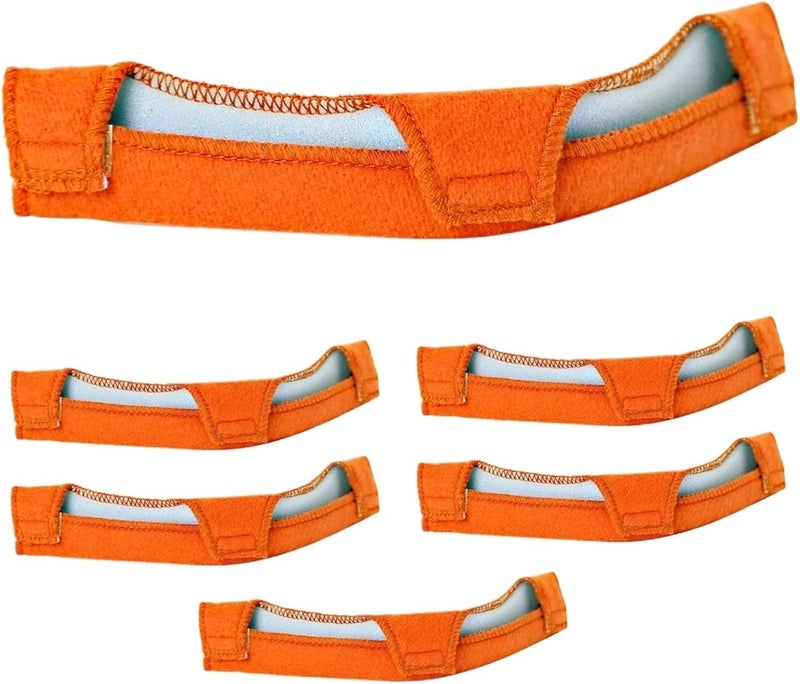 Hard Hat Sweatband 8pcs Universal Helmet Sweatband Washable Cotton Hard Hat Liner Welding Antiperspirant Belt Reusable For Welding Helmet Construction Hats - Image 1