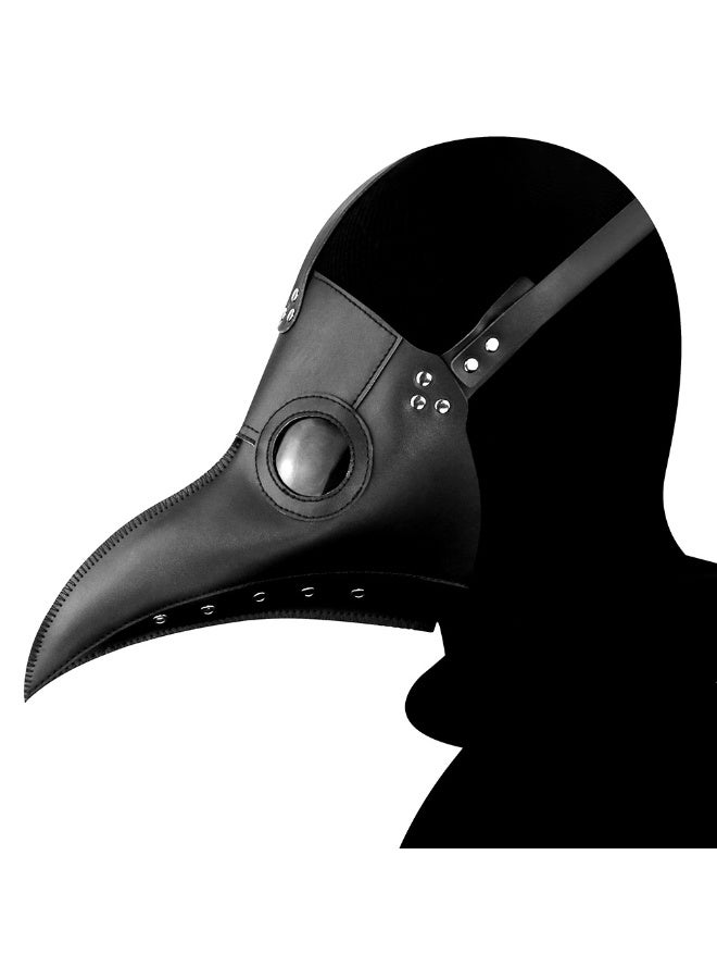 HI-FINE Bird Beak Mask - Latex Long Nose Cosplay Steampunk Scary Mask for Halloween Costume - Image 1