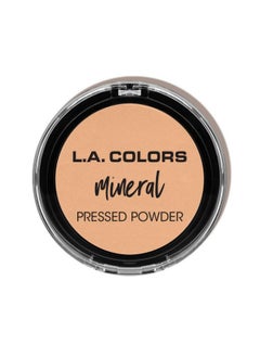 إل إيه كالرز بودرة مضغوطة معدنية من LA COLORS، كريمية طبيعية CMP373  - Image 1