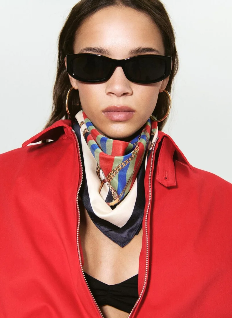 MANGO  Chain-print scarf for Women | Best Price UAE