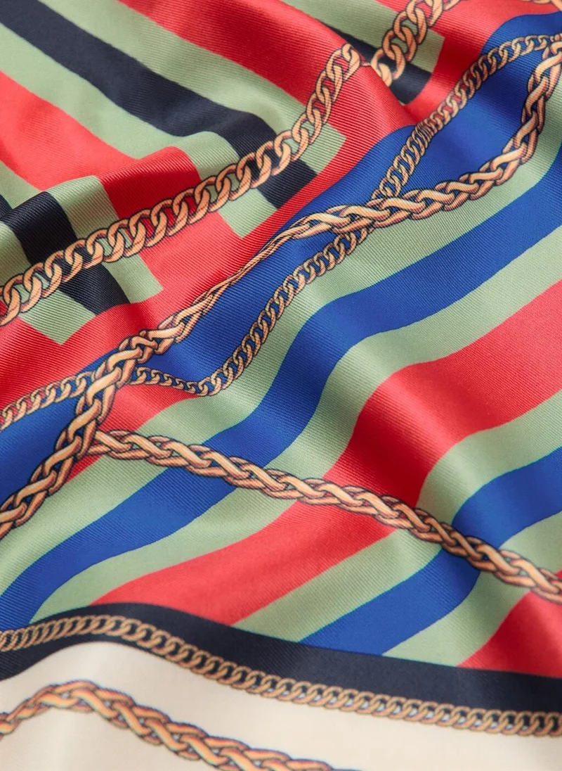 MANGO  Chain-print scarf for Women | Best Price UAE