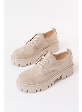 868-754 Beige Suede Lace-Up Daily High-Sole Loafer Shoes - pzsku/ZB80A4B2D444598BEA169Z/45/_/1730571486/6003aad4-88ab-4e48-858b-b953f25c2c63