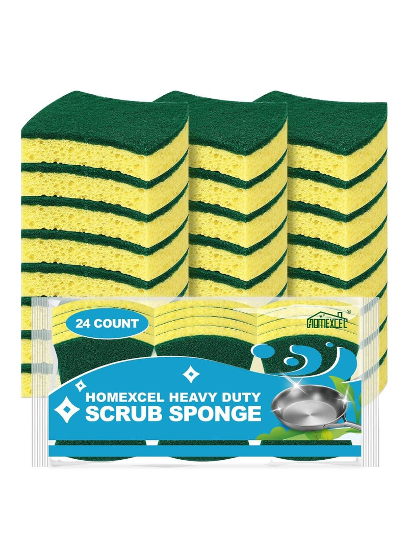 Oasisgalore Kitchen Dishwashing Sponge Dual-Sided Cleaning Sponge，5 Pcs - Image 1