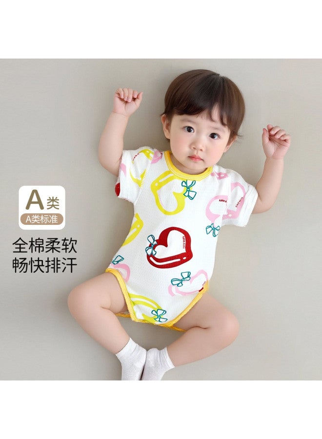 Bornbay class A Cotton Baby Romper - Thin Summer Short-sleeve Infant Onesie, Bodysuit & Crawling Outfit - Image 3