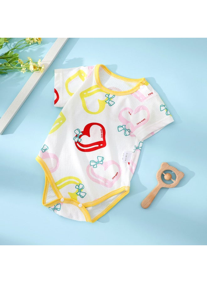 Bornbay class A Cotton Baby Romper - Thin Summer Short-sleeve Infant Onesie, Bodysuit & Crawling Outfit - Image 4