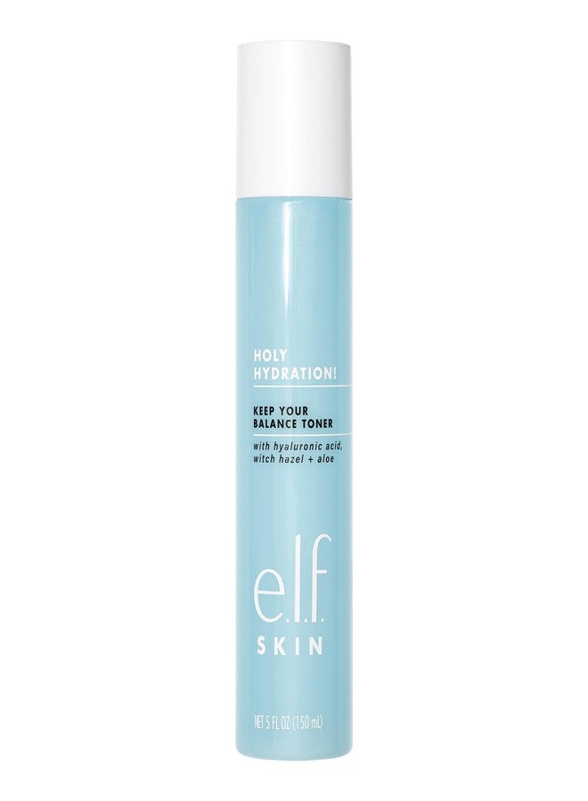 elf e.l.f. Keep Your Balance Toner, Gentle, Refreshing, Removes Makeup & Impurities, Hydrates, Cleanses, Soothes, Infused with Hyaluronic Acid, Witch Hazel and Aloe, 5.07 Fl Oz - Image 1