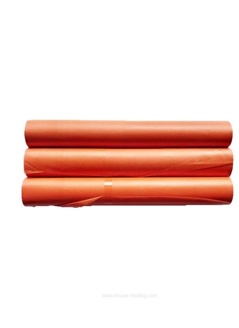 Notebook Cover Orange Roll - Specially for School Notebooks - Premium Thickness - Stretchable Binding Cover Roll, 50cm X10 Miter (Orange) - Set of 3 Book Cover roll