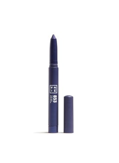 3INA The 24H Eye Stick - Creamy, Waterproof Formula - 2 In 1 Eyeshadow And Eyeliner - Highly Pigmented Shades - 24 Hour Long Lasting - Metallic Finish - 853 Metallic Deep Blue - 0.049 Oz