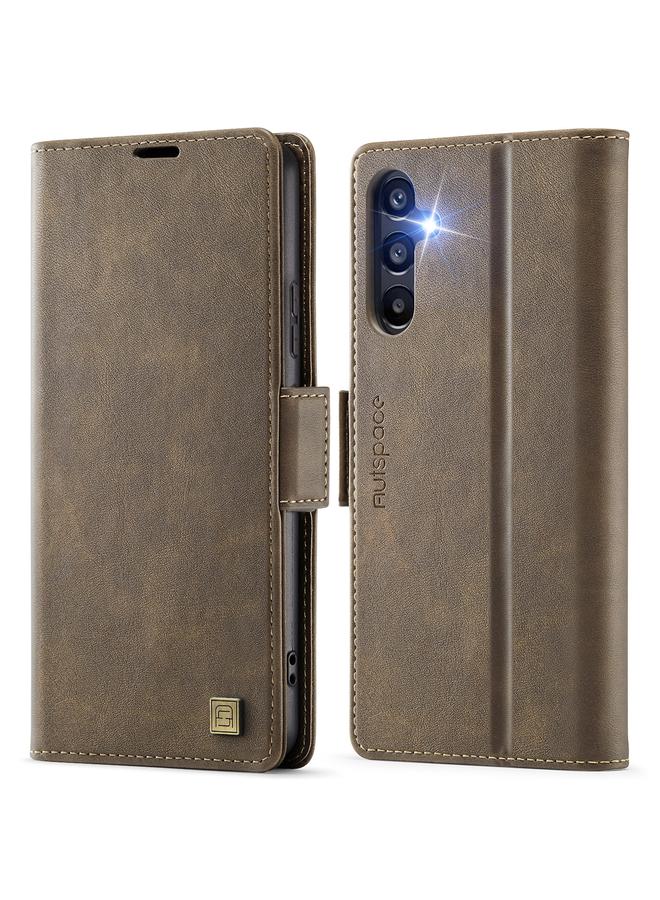 Case For Samsung Galaxy A35 5G A11 Side Buckle MagSafe Magnetic RFID Phone Leather Case  - Image 1
