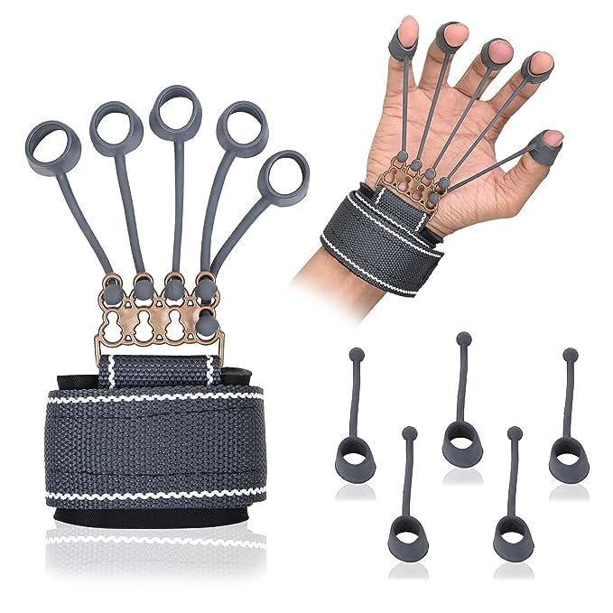 Sure Fit Stainless Steel, Pp Plastic Finger Extensor Exerciser with ...