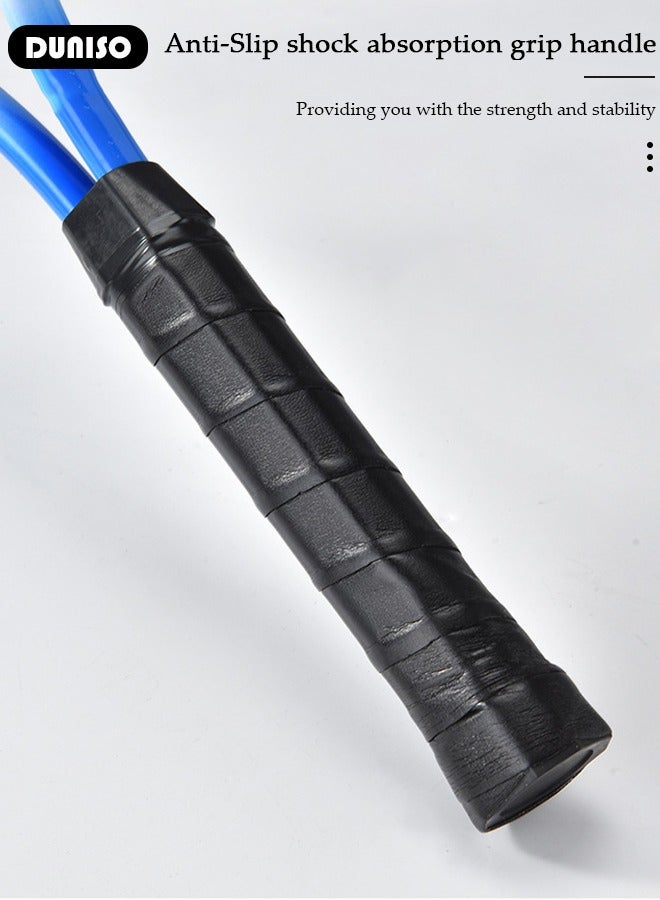DUNISO Single Tennis Racket Set for Student Training Tennis and Beginners of 1 Tennis Racquet Lightweight Including 2 Tennis Balls 1 Non-slip Hand Glue 1 Tennis Bag and 1 Water Injection Base - Image 2