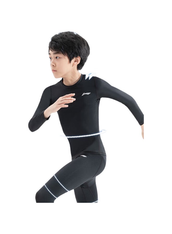 Children'S Quick-Dry Tight-Fitting Sports Jersey For Basketball, Soccer, Training, Running, And Badminton