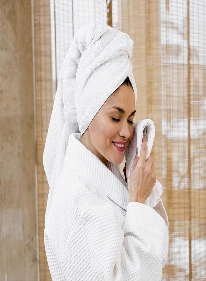 SupremePlus White Bath Towels 24x48 inches - Pack of 6, Soft, Absorbent & Quick-Dry Towels for Bathroom, Gym, Spa, Hotel & Everyday Use - Durable, Lightweight & Easy to Maintain Towel Set - Image 5
