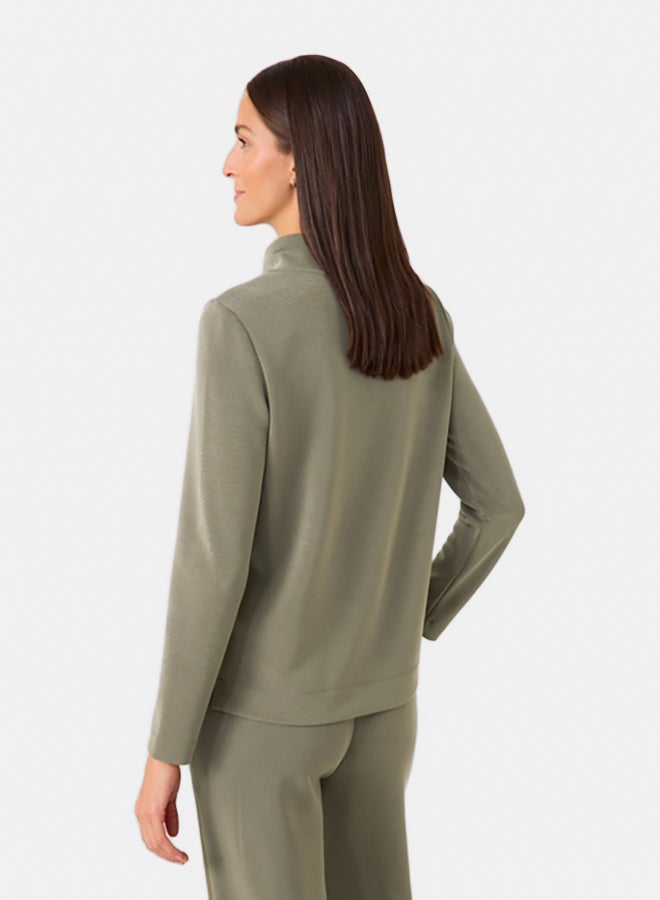 GERRY WEBER Sand-Washed Jersey Top  - Image 2