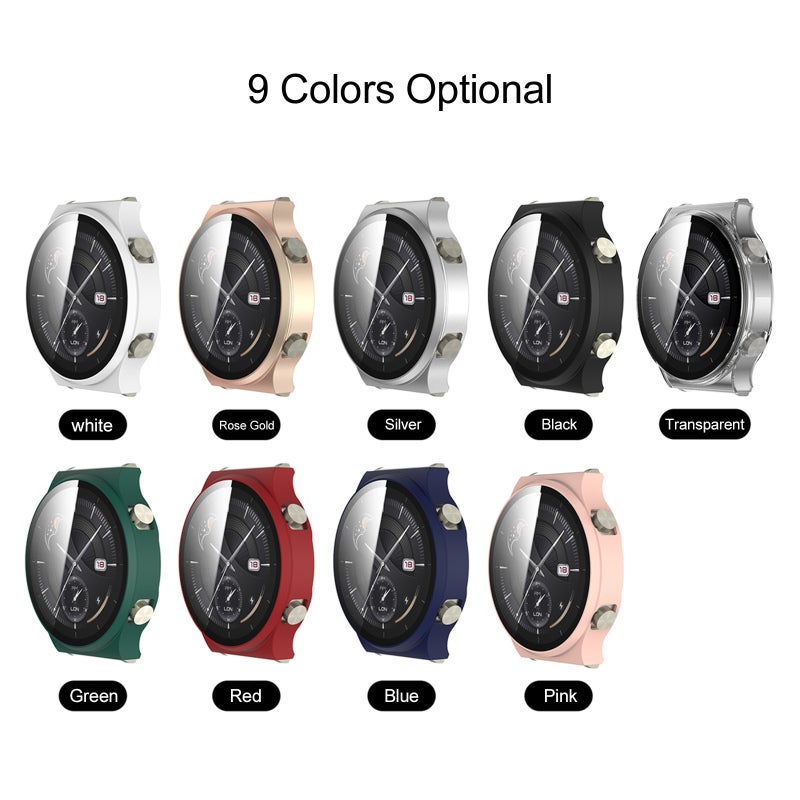 Protective Case: TPU + Tempered Glass, Precise Cutouts, Full Coverage Protective Case - Ultra-Thin HD Clarity, Touch Sensitivity Protective Case for Huawei Watch GT 2 Pro
（：、，protective case，、、） - Image 5