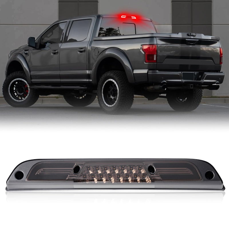LED 3rd Brake Light Compatible With F150 20152024 Super Duty F250 F350 F450 F550 20172024 Ranger 20192024 Roof Cargo Lamp Pickup Truck Maverick 2021High Mounted Stop LightsNo Camera