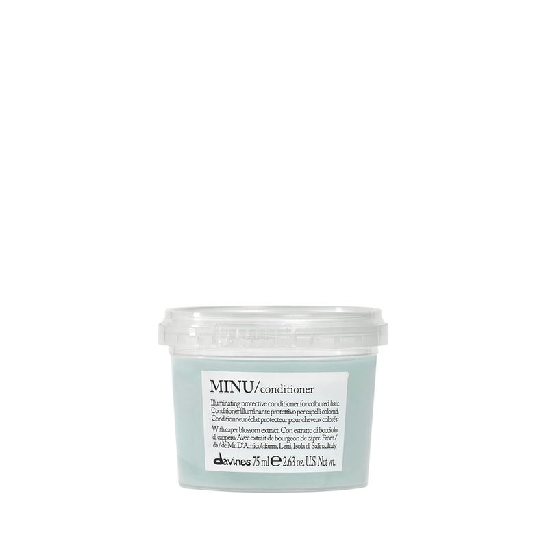 Davines MINU Conditioner, Protect And Condition Color Treated Hair, Add Shine And Detangle