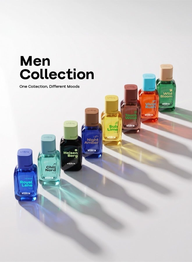 Stera Perfume Men's ALL 8-in-1 Perfume Collection - Eau De Parfum - 50ml (Each), Long Lasting Fragrance, Travel Size Perfumes, Premium Perfume Gift Set For Men - Image 3