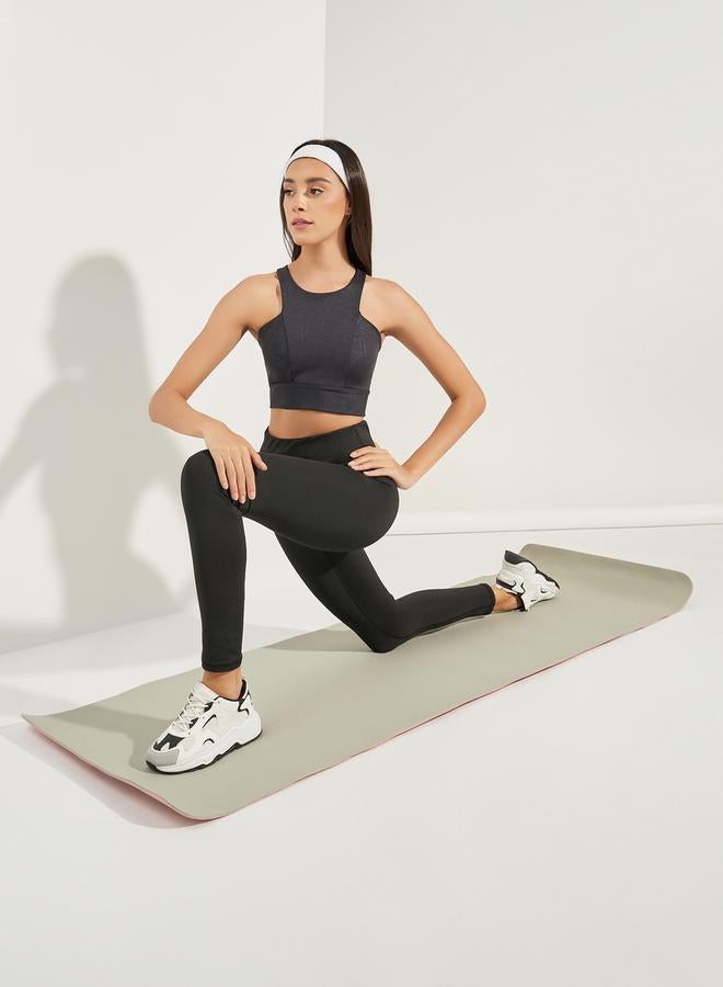 ستايلي اكتيف حصيرة يوغا بنسيج مزدوج الاستخدام مع حزام حمل - Image 2